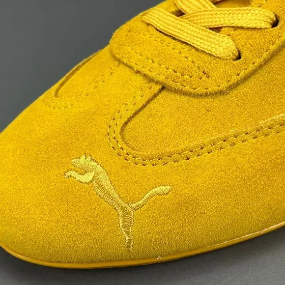PUMA Scuderia Ferrari Suede Sneakers Yellow Men - Picture 6 of 12